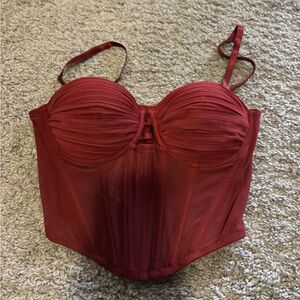 Windsor Rust Bustier Top